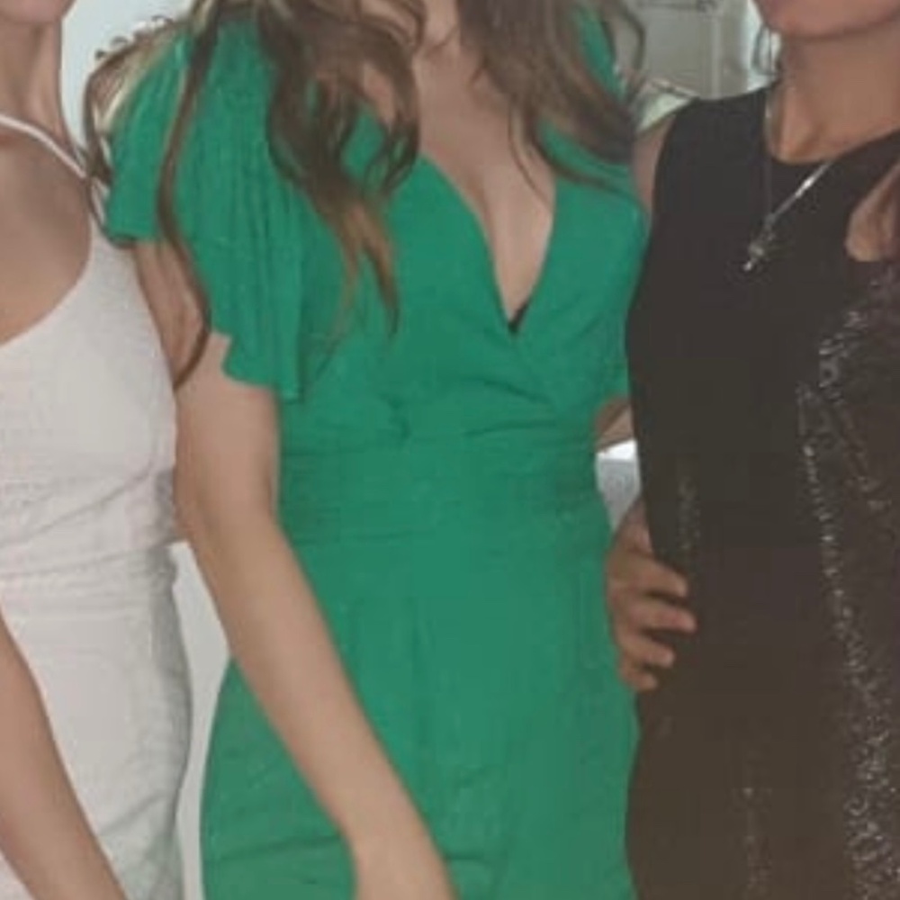 Green jumpsuit
